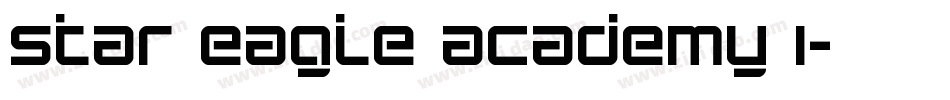 Star Eagle Academy I字体转换